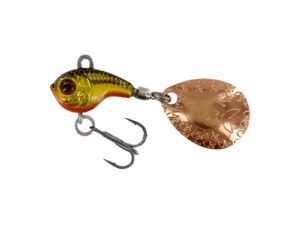 Westin DropBite Tungsten Spin Tail Jig Gold Rush